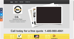 Desktop Screenshot of dnequipmentrepair.com